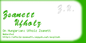 zsanett ufholz business card